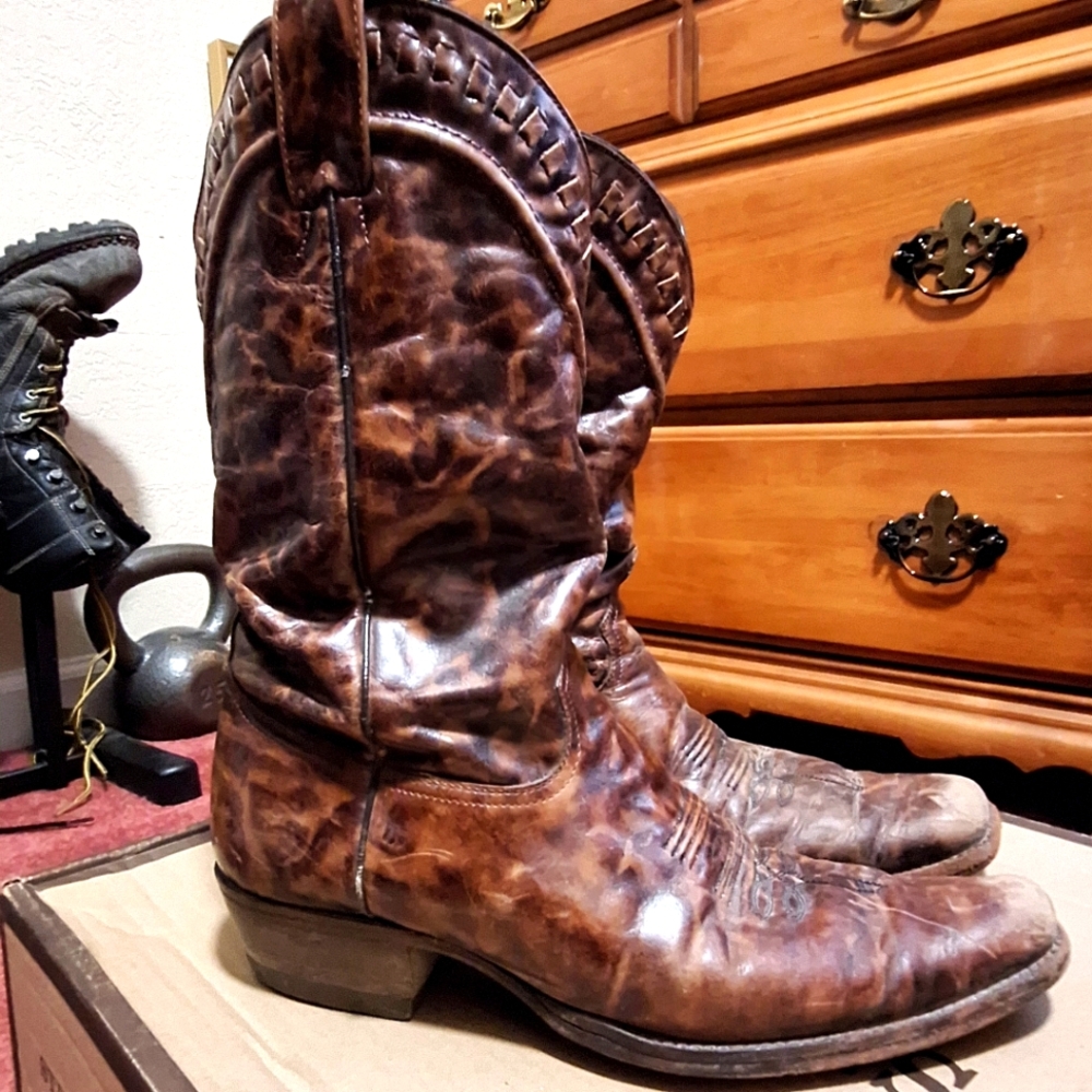 Stetson Outlaw BuckStitch Cowboy Boots